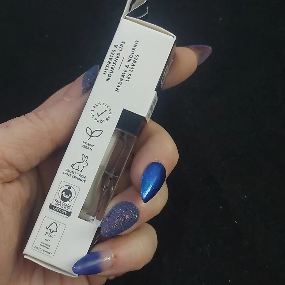 NEW Elf glow reviver lip oil clear